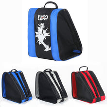 Load image into Gallery viewer, Professional Ice Ski Snow Boots Bag Unisex Triangle Shape Roller Skate Bag Single Shoulder Skating Shoes Storage Backpack
