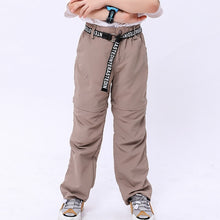 Load image into Gallery viewer, Autumn Spring Quick Dry Waterproof Kids Outdoor Pants Boys Girls Sports Hiking Trousers Children Detachable Shorts+Pants Outfits

